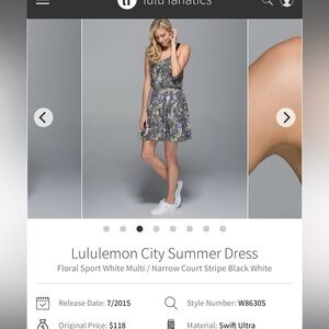 Lululemon Summer Dress